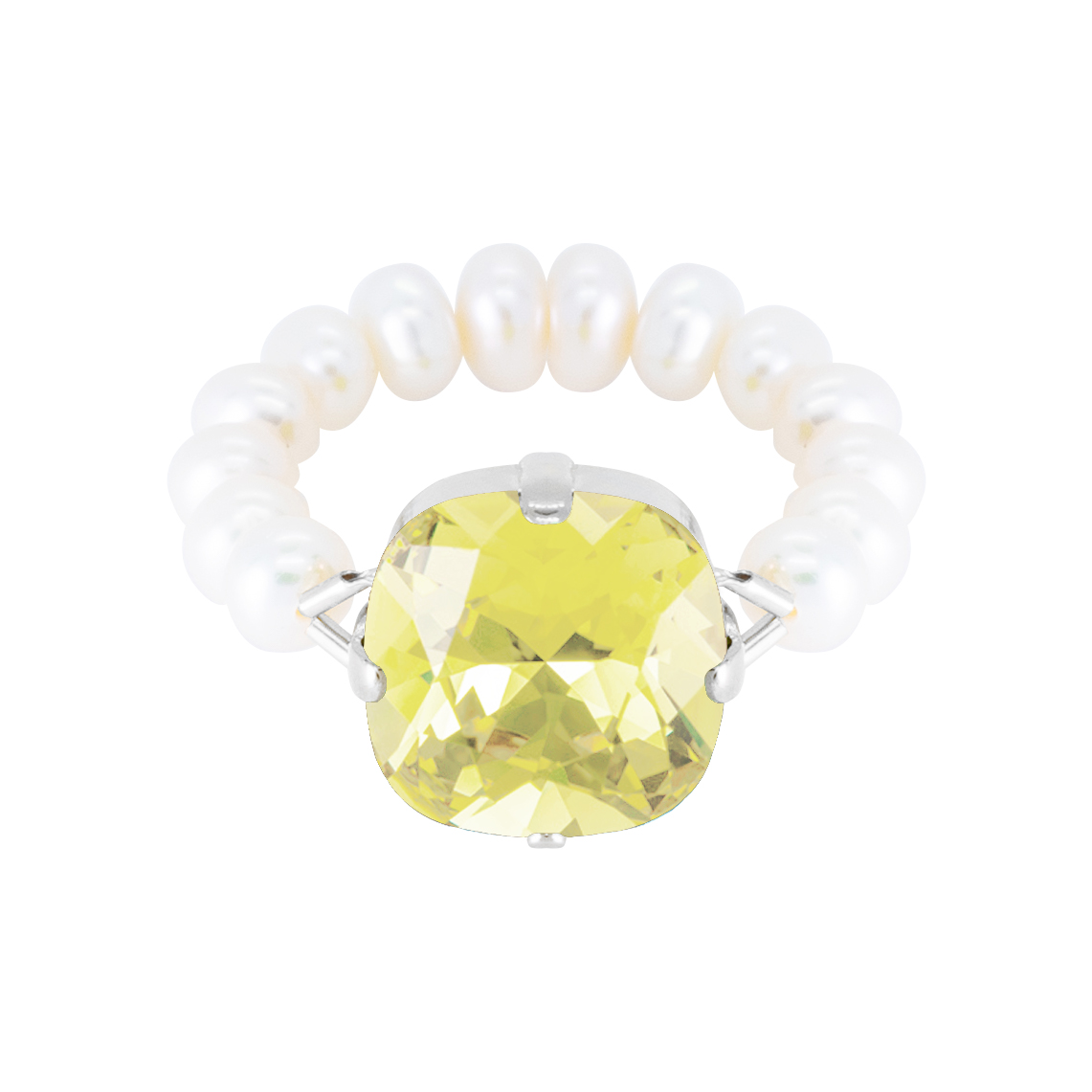 Кольцо LEMONADE с жемчугом