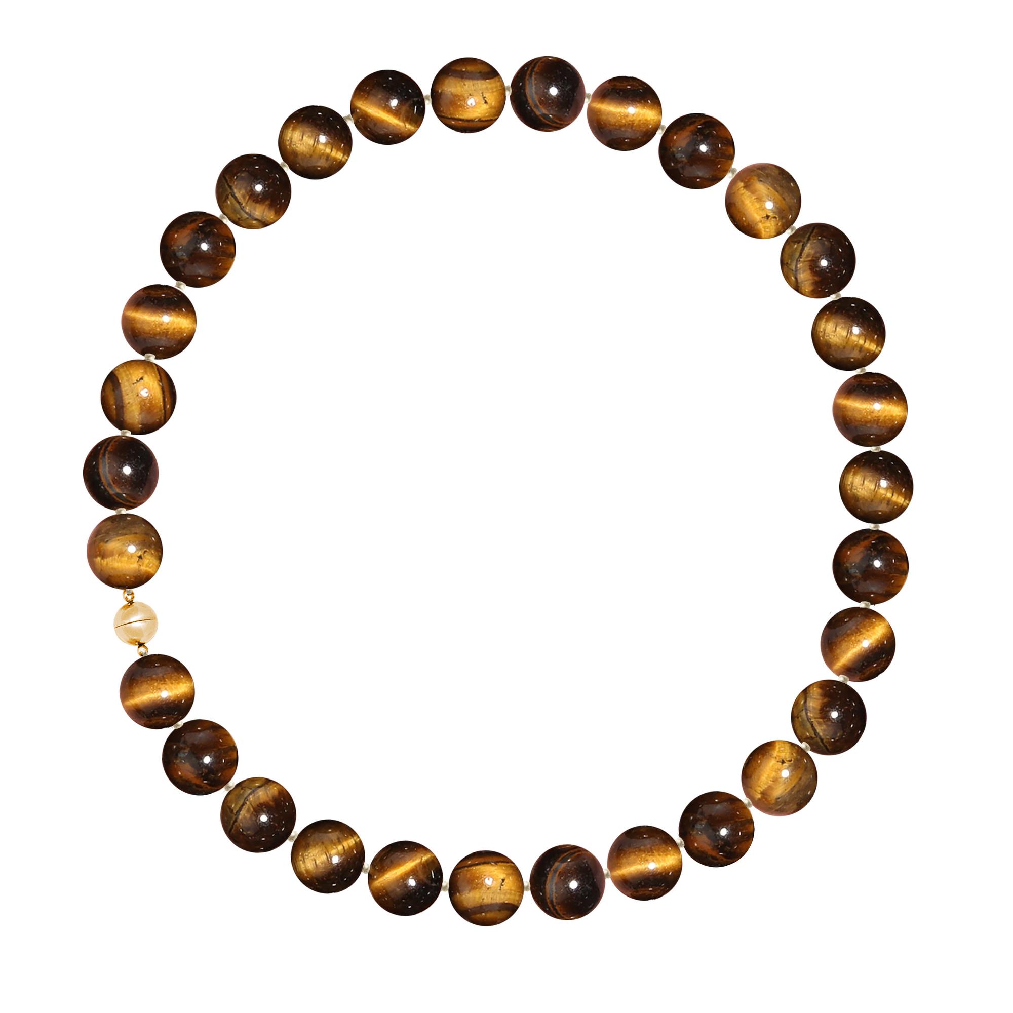 Чокер FRENCH TOUCH из тигрового глаза