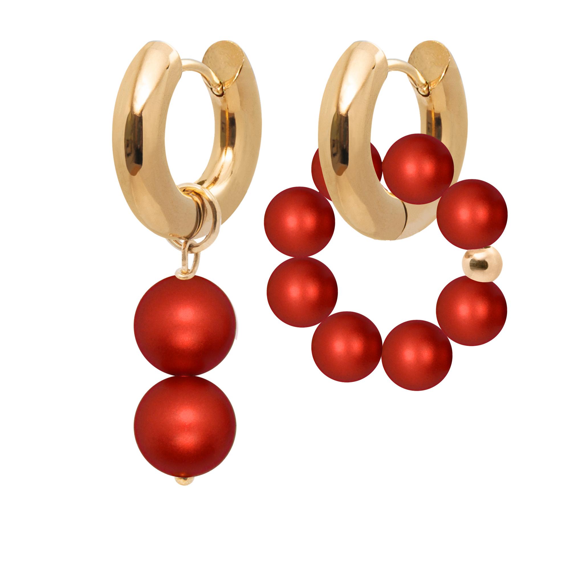 Серьги LA NUIT с кристальным жемчугом