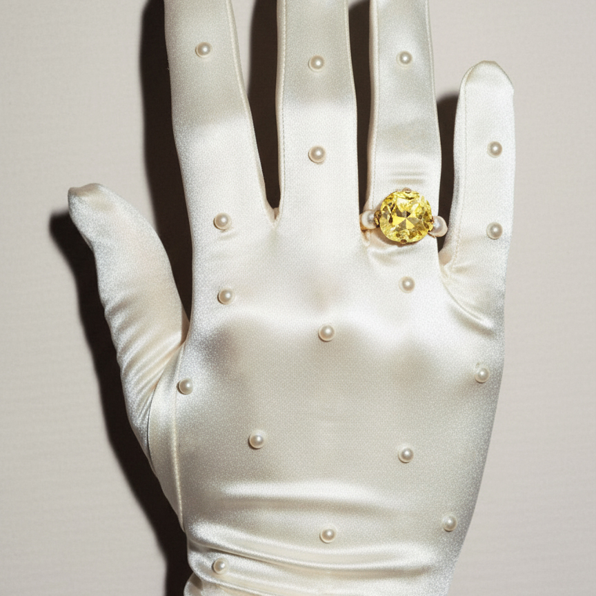 Кольцо LEMONADE с жемчугом