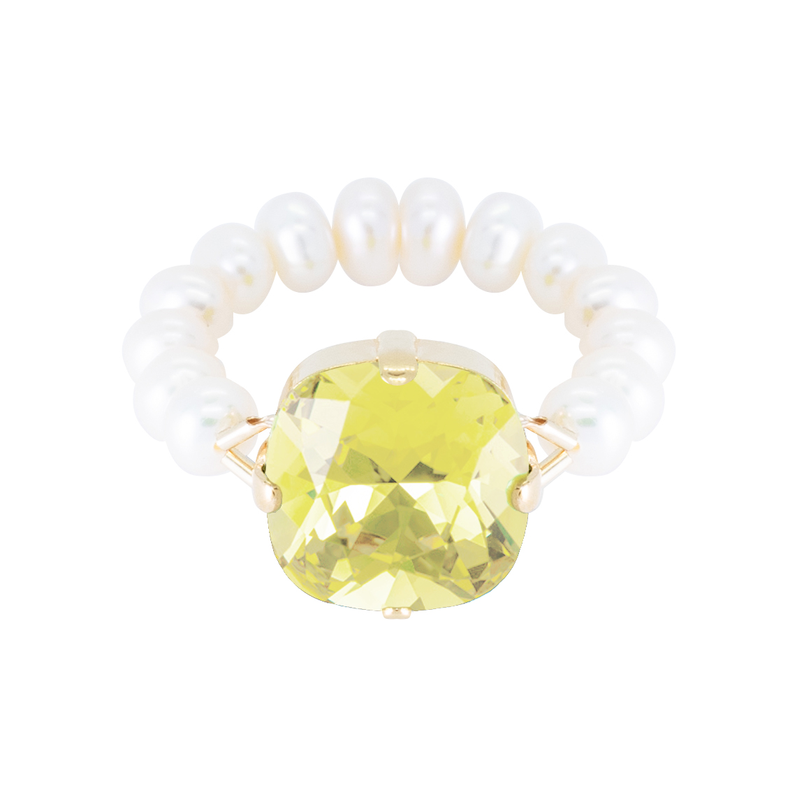 Кольцо LEMONADE с жемчугом