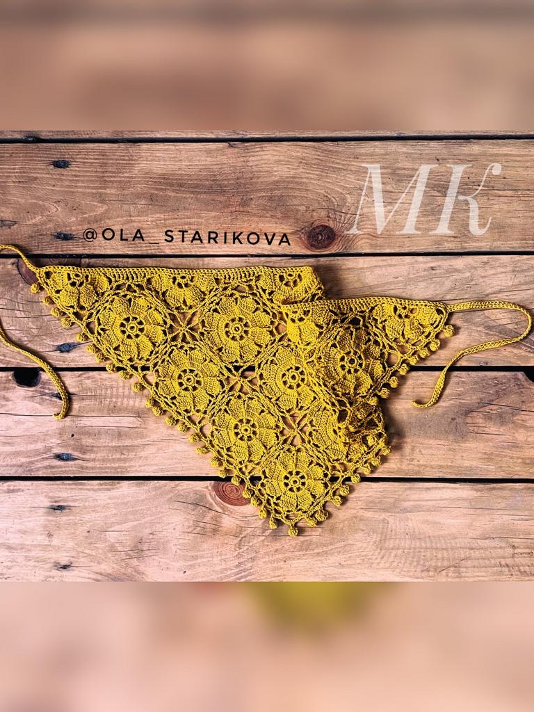 Описание косынки из мотивов