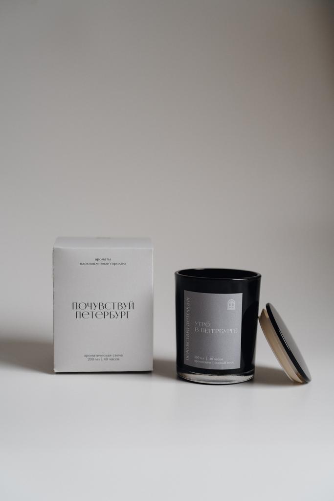 Соевая свеча "Утро в Петербурге", 200 мл
