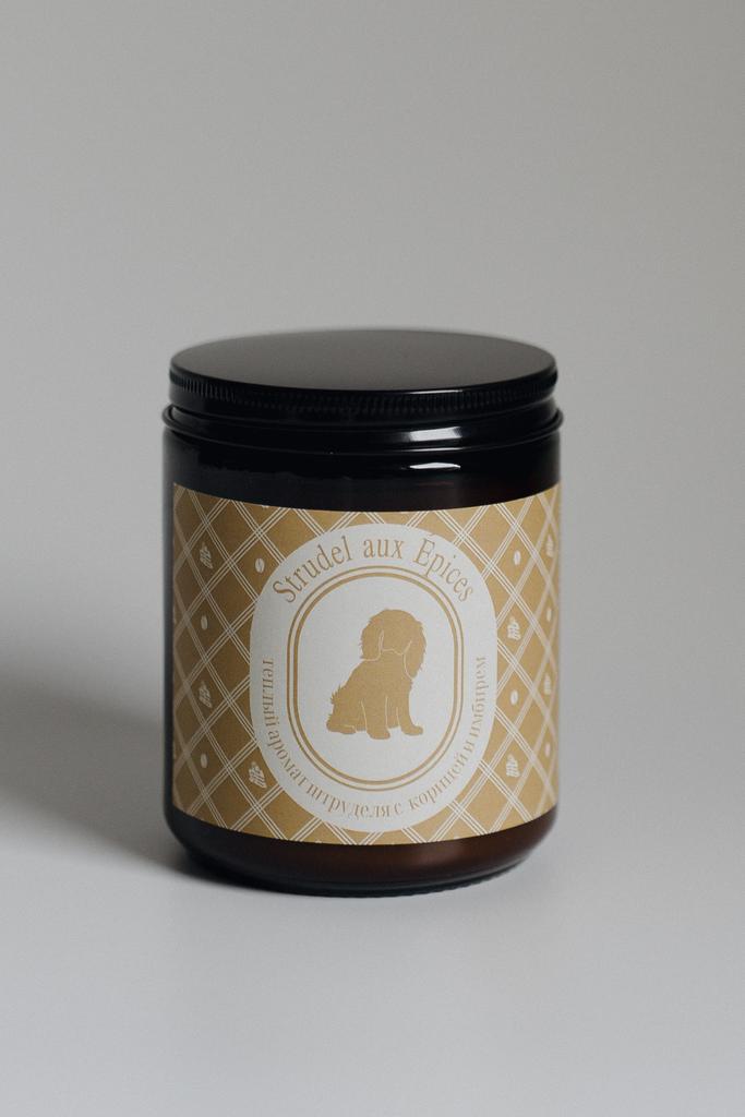 Соевая свеча "Strudel aux pices" (Штрудель со специями)