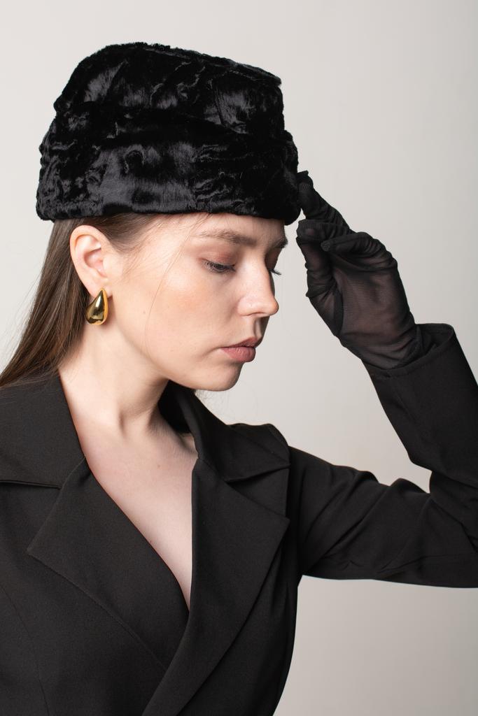 "Пирожок" каракуль искусственный