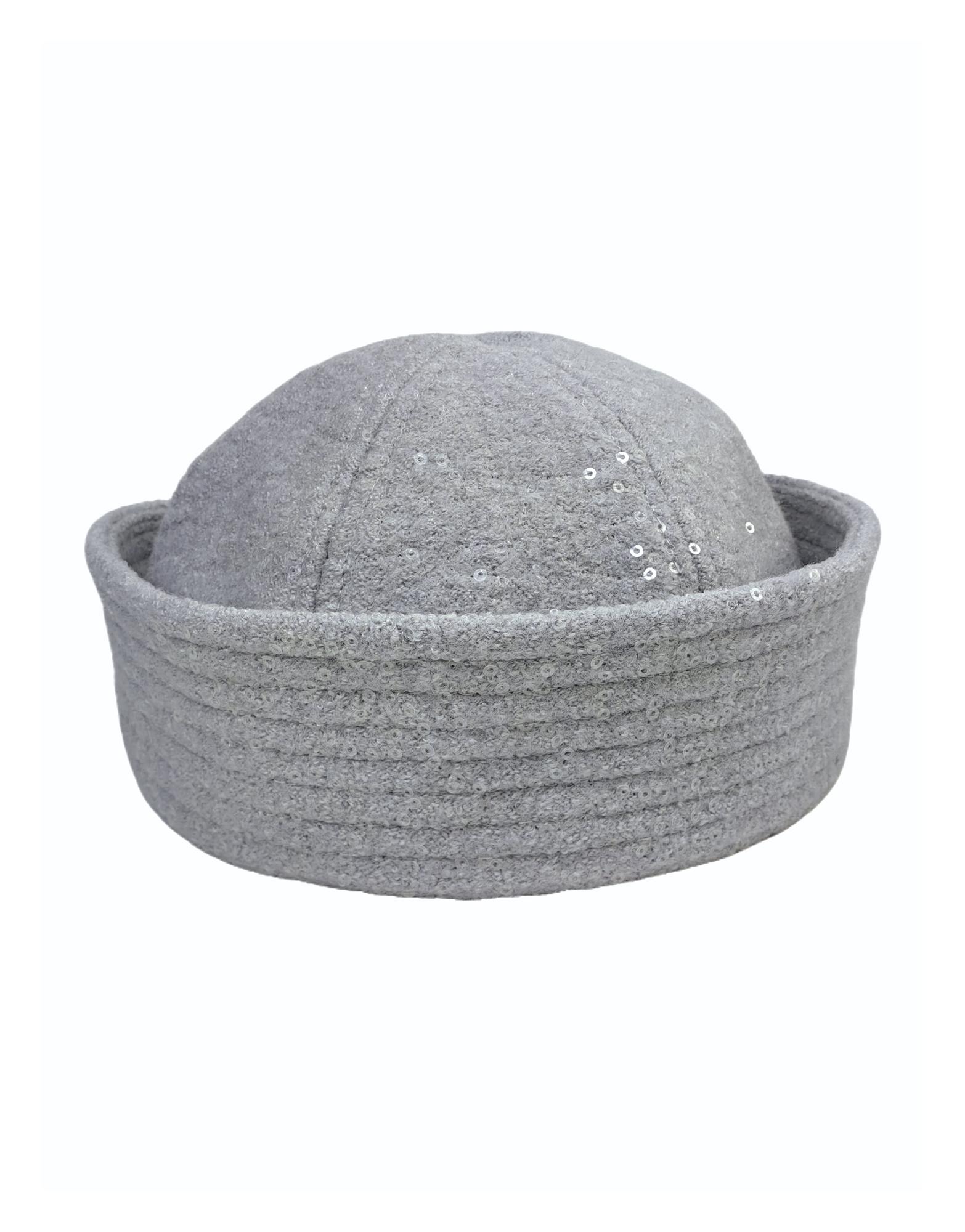 Морячка из шерсти  с пайетками