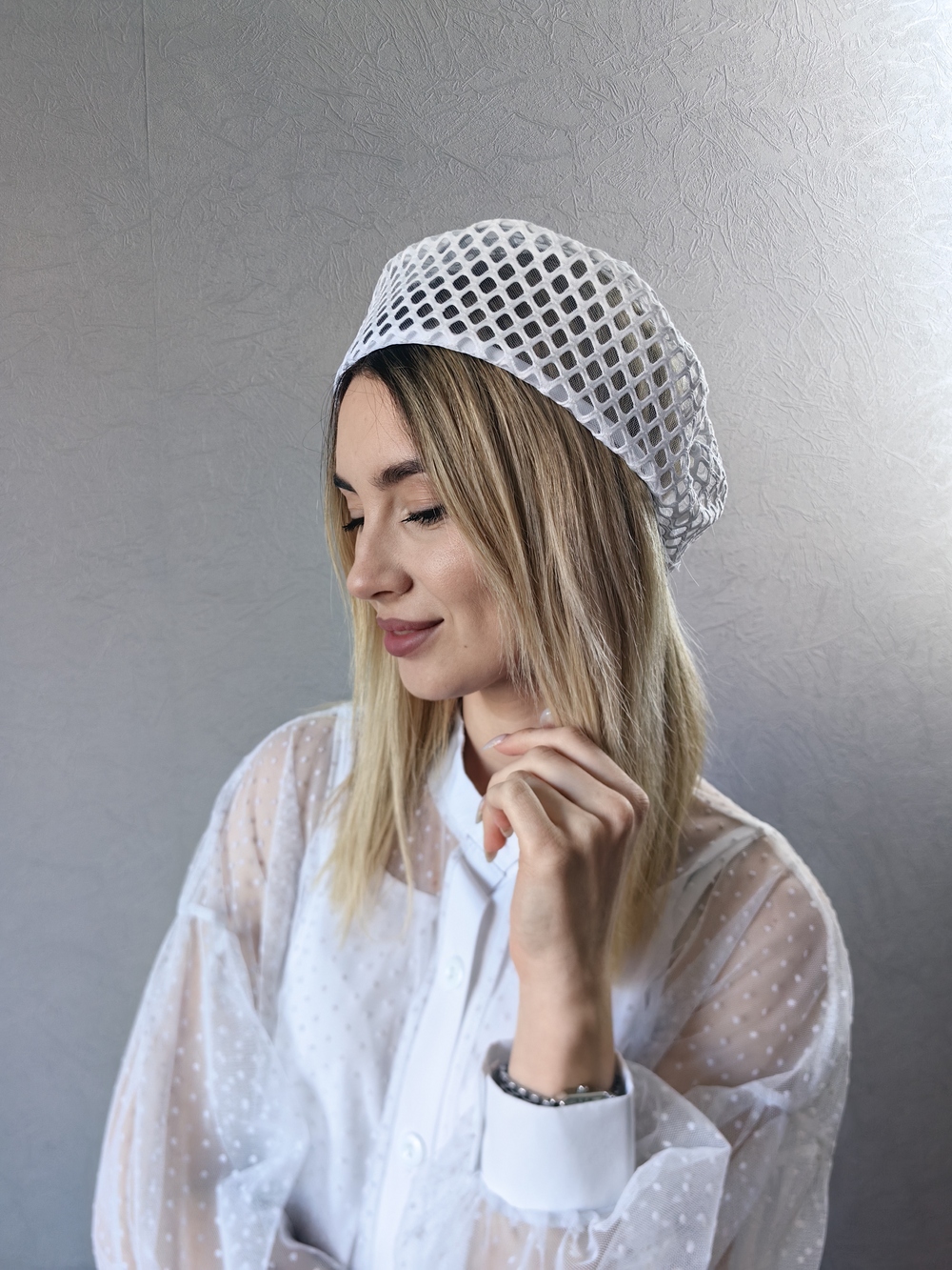 Берет сетка крупная