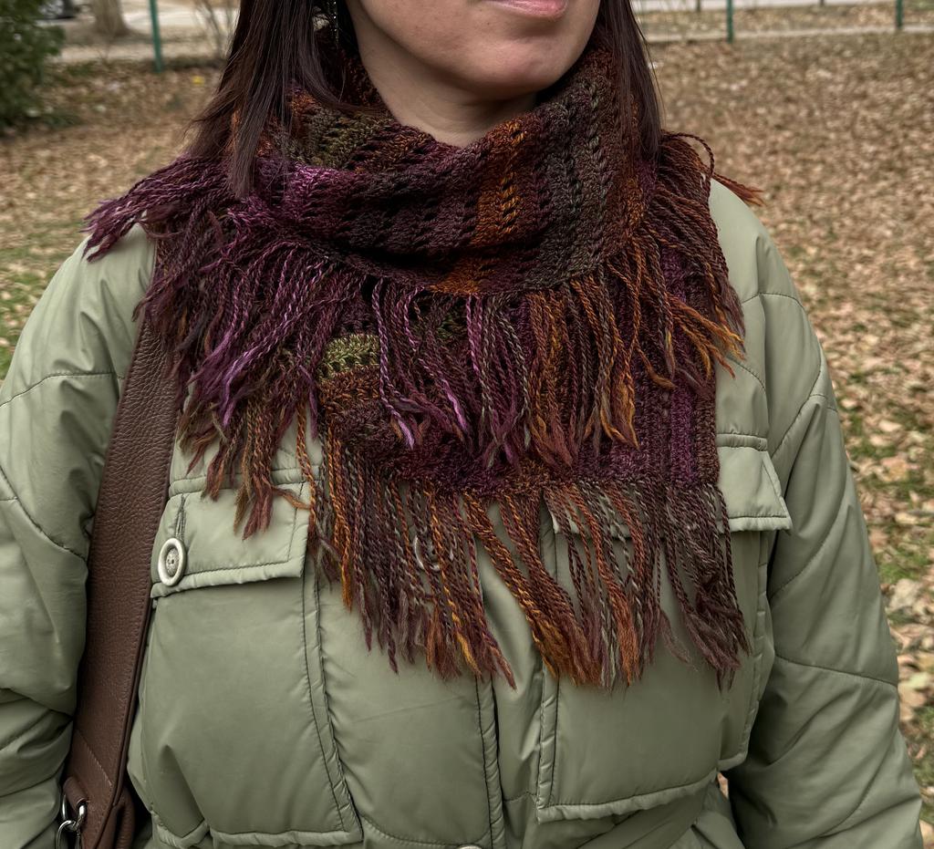 МК Шарф-бактус крючком