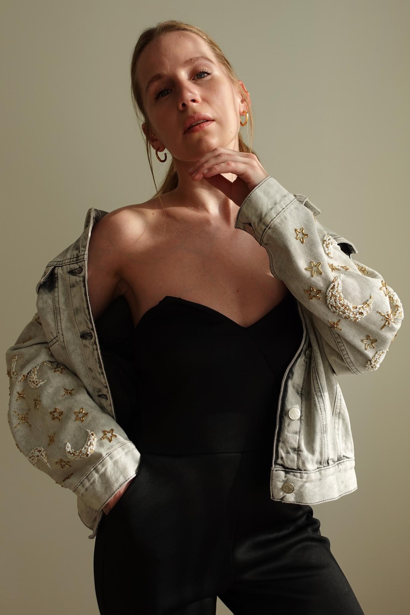 Джинсовая куртка oversize "MOON SLEEVES"