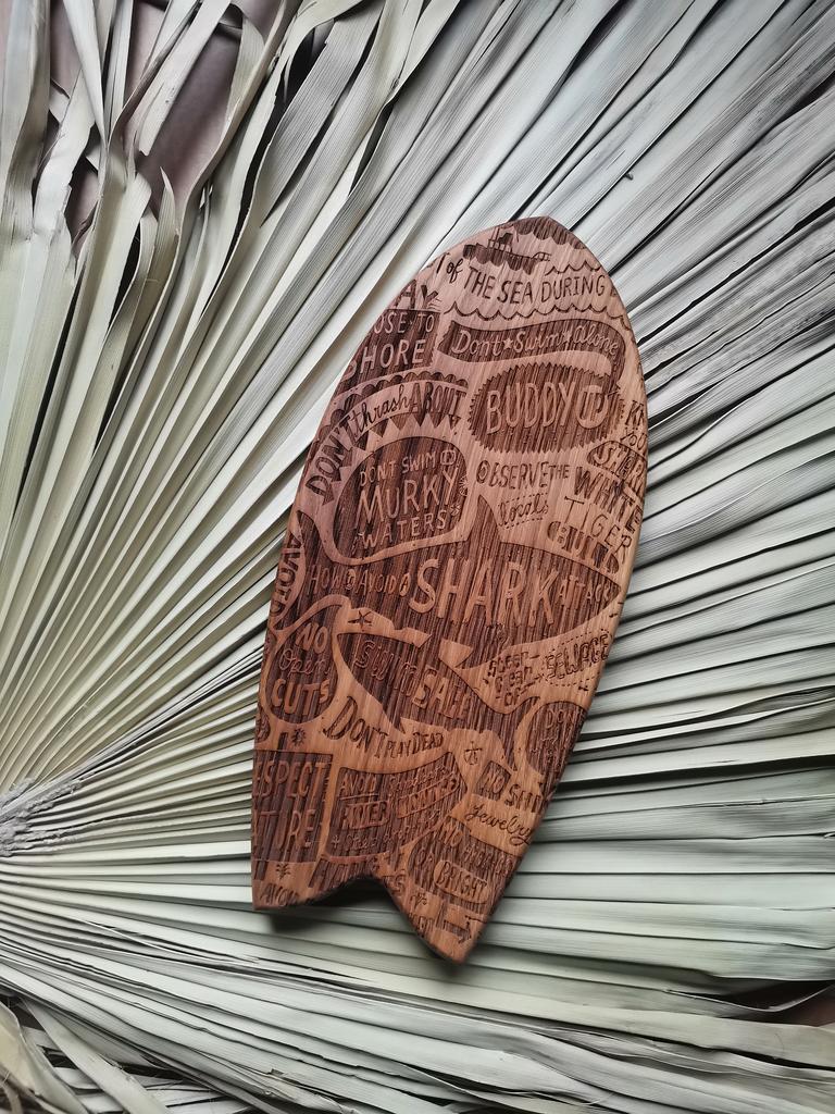 Разделочная доска Shark Attack Little Fish