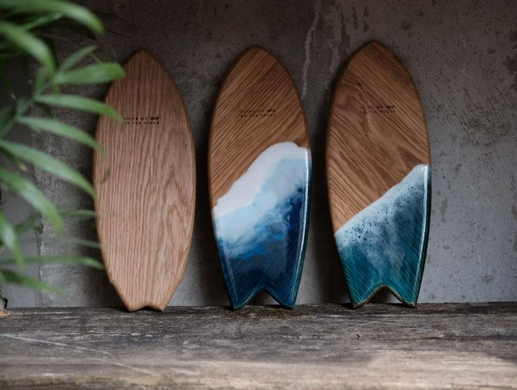 Разделочная доска с волной