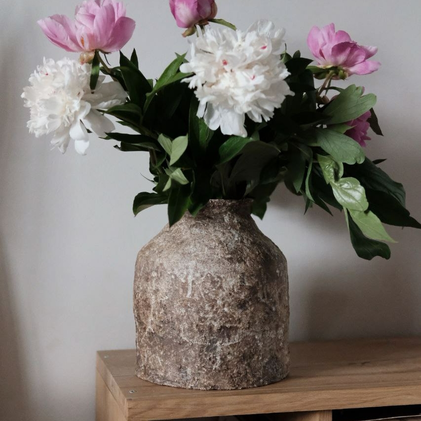 Ваза Wabi Sabi шамотная