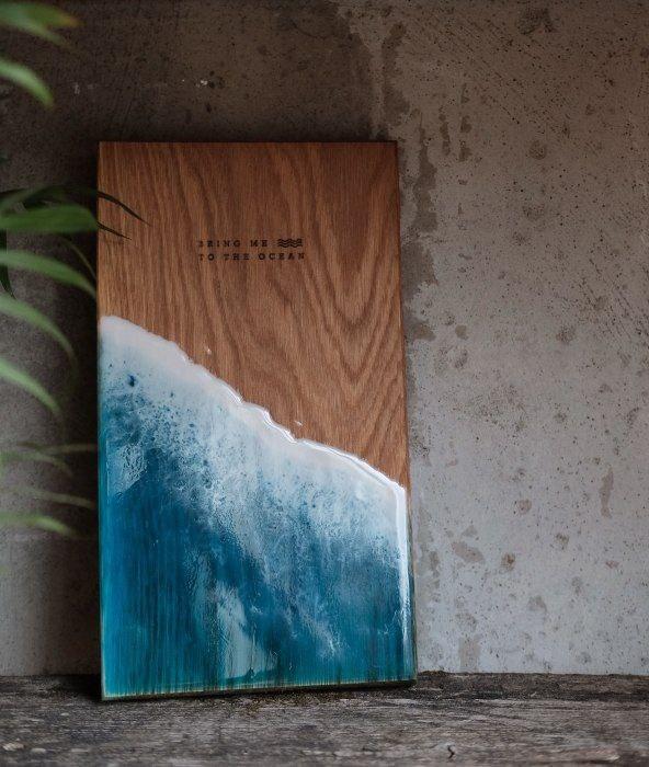 Доска для сервировки  "The Ocean Waves"