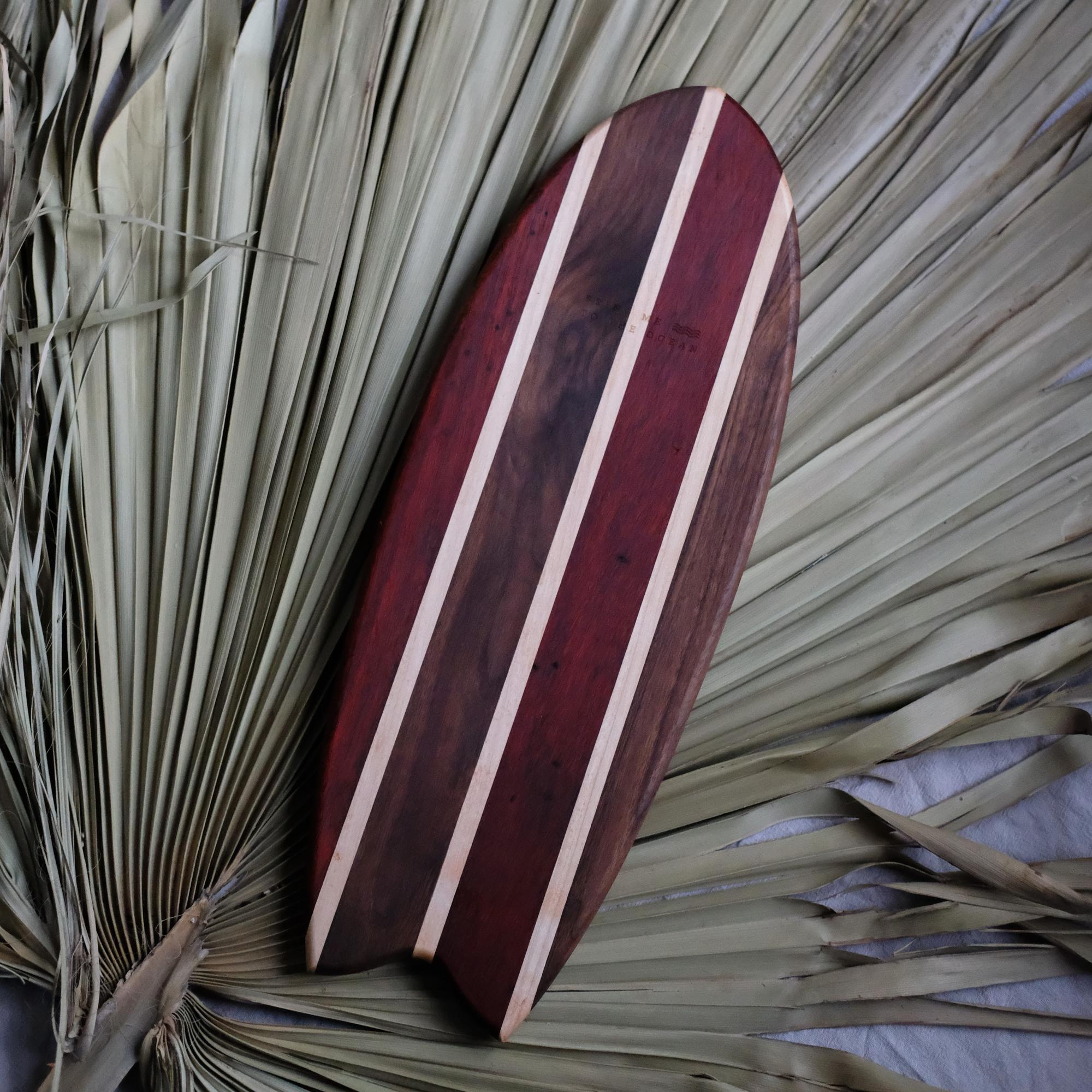 Разделочная доска Paduk/walnut Big Fish