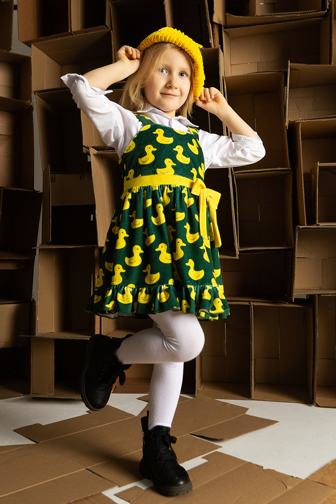 Сарафан из плюша