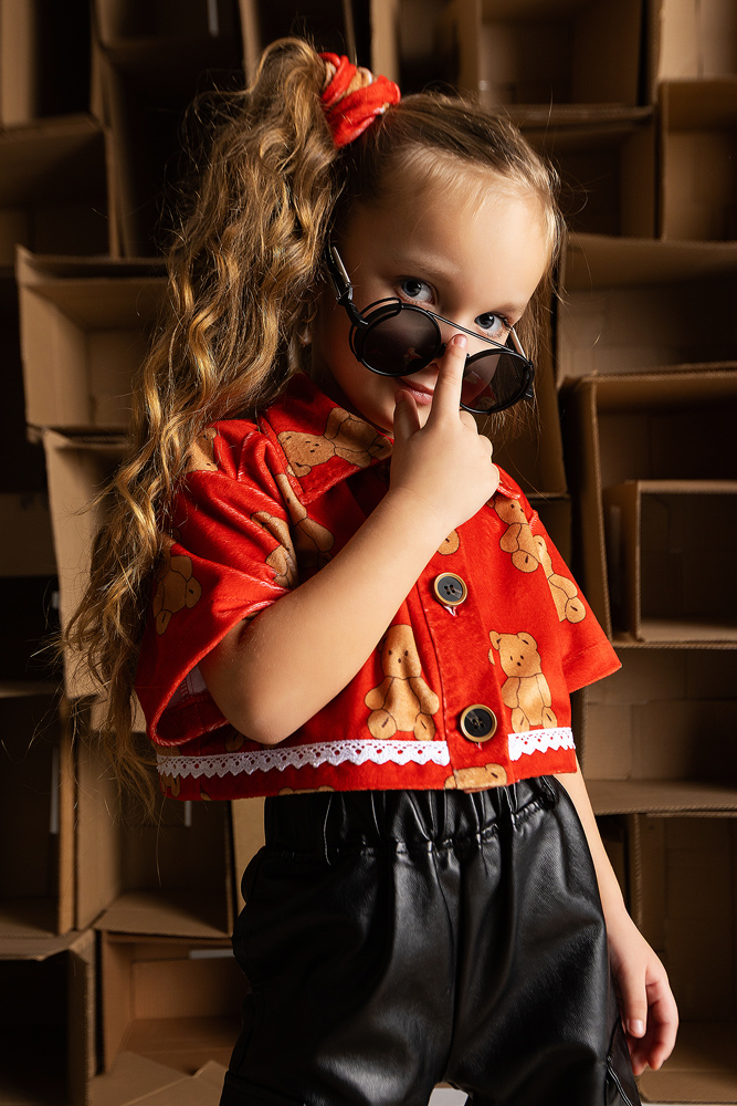 Жакет из плюша