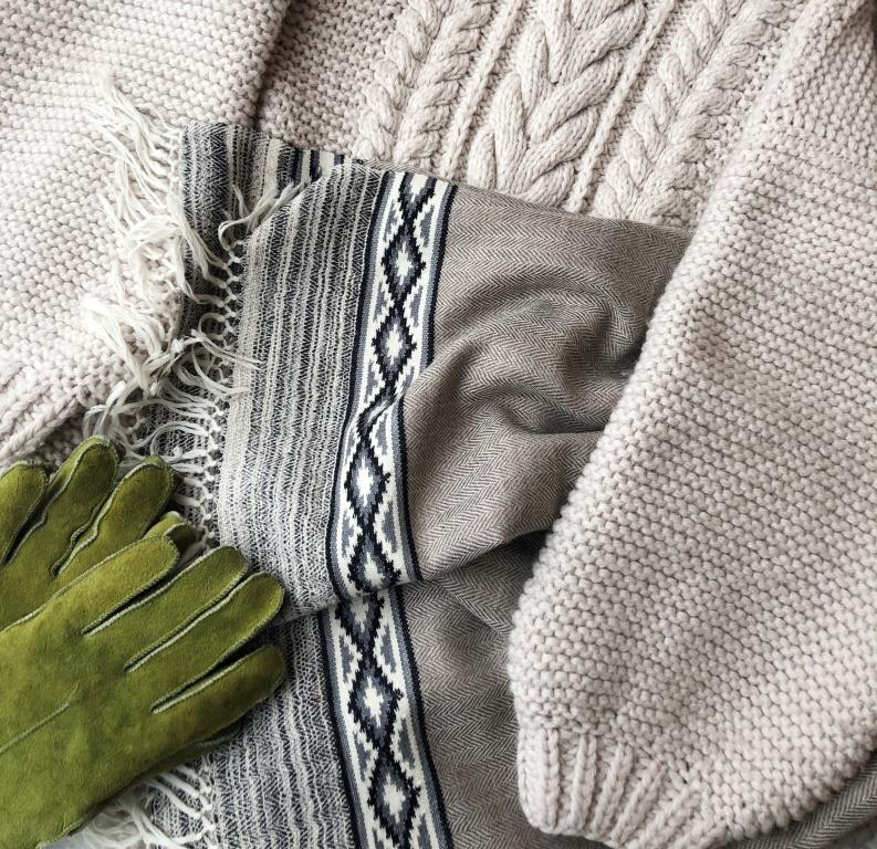 Шарф из шерсти мериноса Mineral Stone