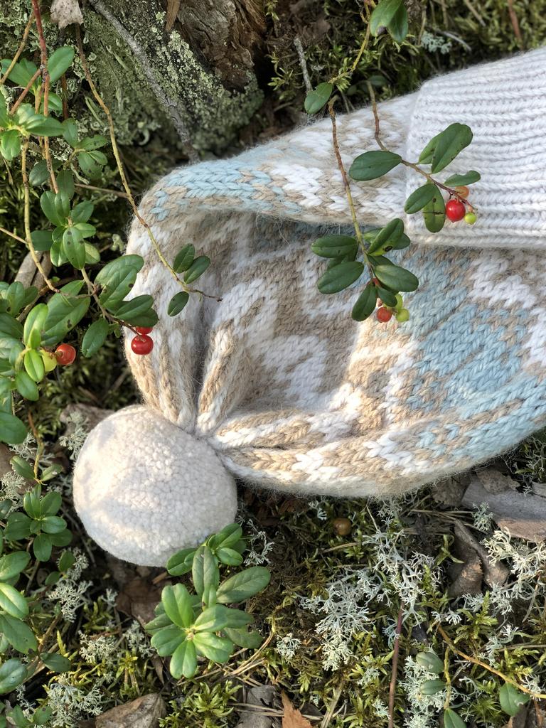 Шапка Scandi Beige  из натуральной шерсти