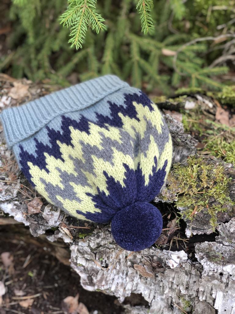 Шапка Zigzag Mint  из натуральной шерсти