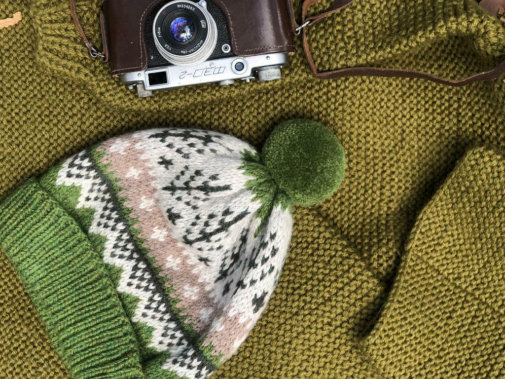 Шапка Green Grass  из натуральной шерсти