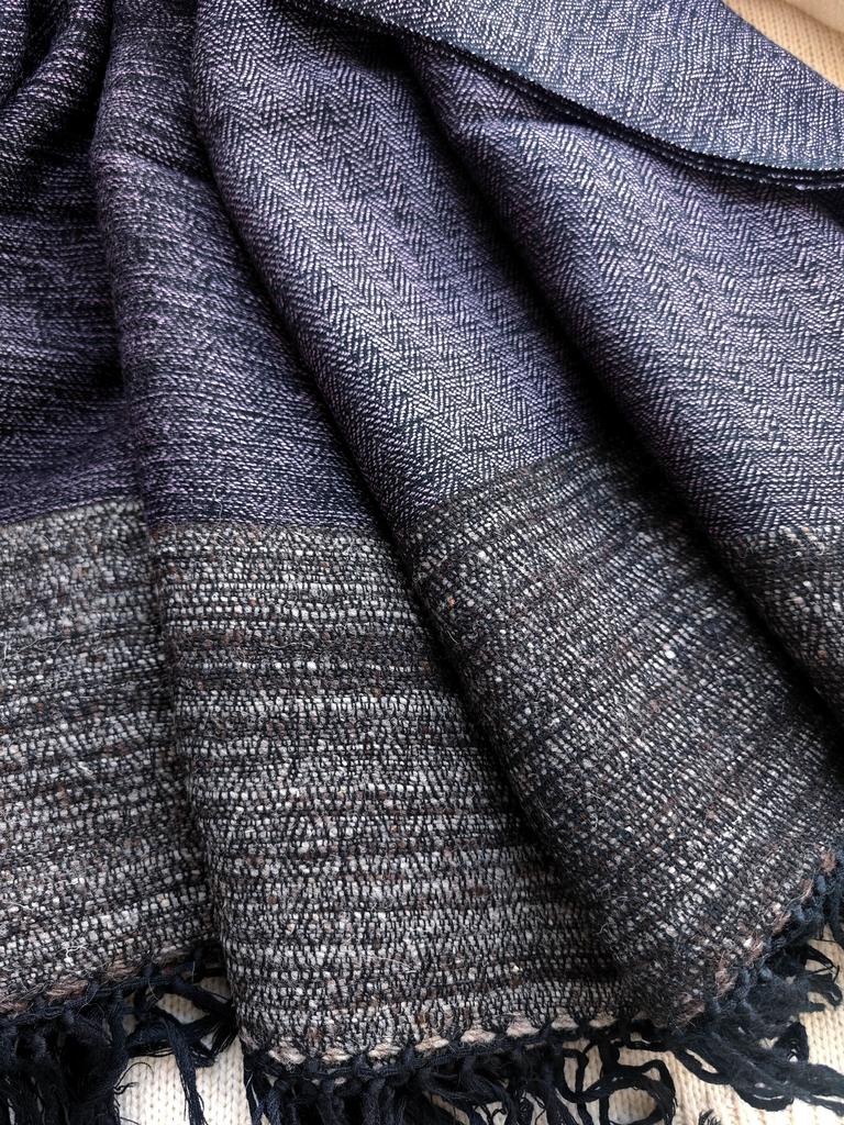 Шарф из шерсти яка Dusty Lilac