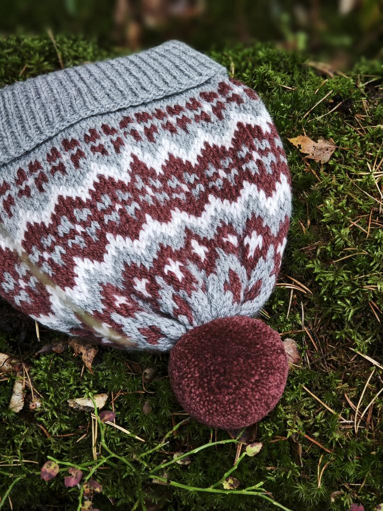 Шапка Scandi Marsala из натуральной шерсти