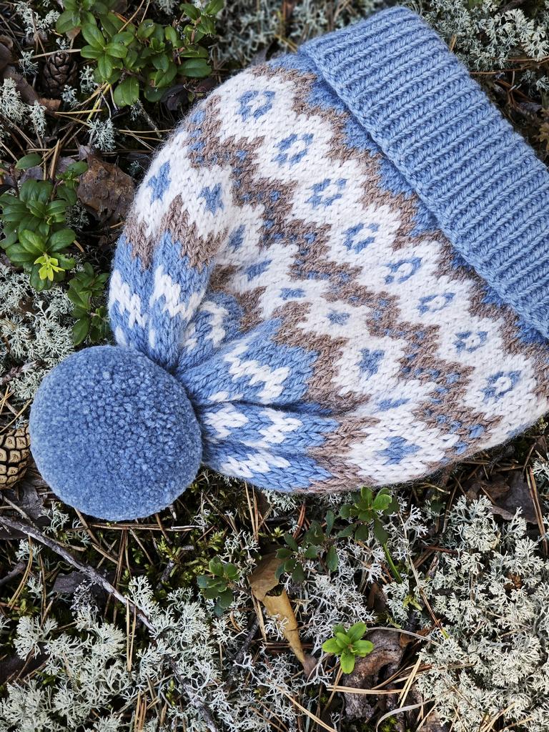 Шапка Sky Blue из натуральной шерсти