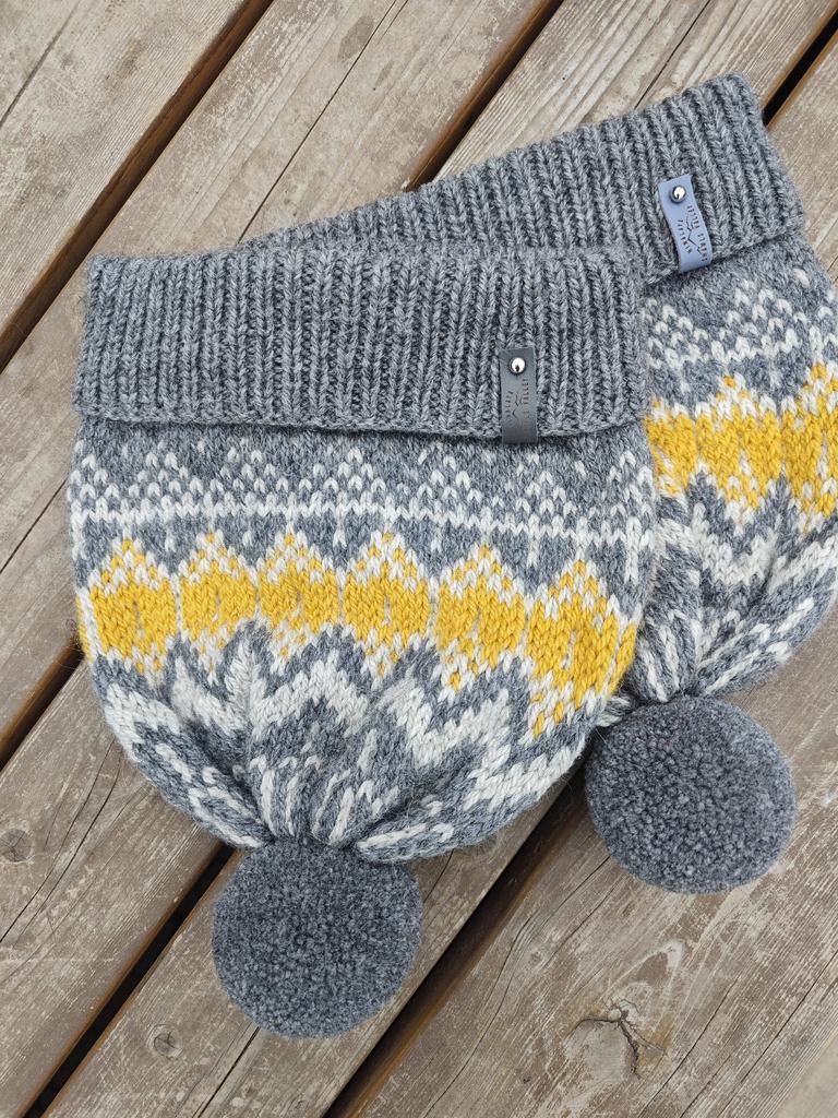 Шапка Autumn Grey  из натуральной шерсти