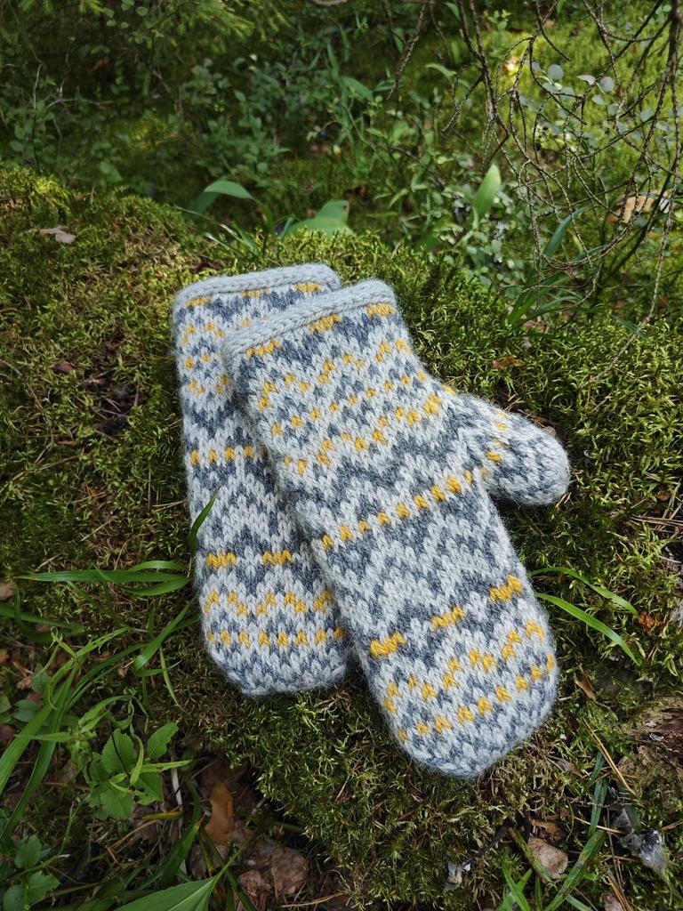 Варежки Kaleidoscope Warm из натуральной шерсти