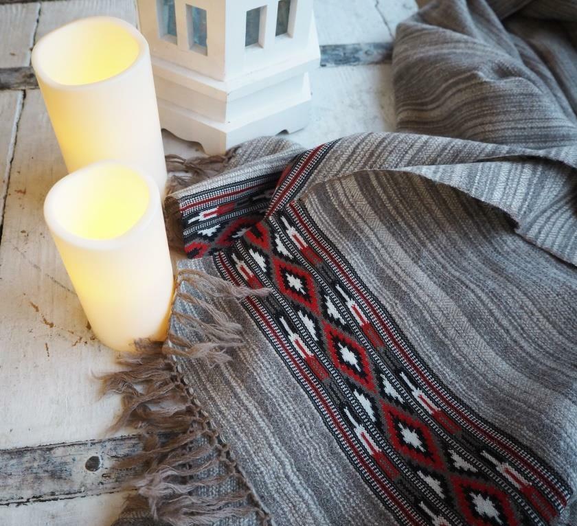 шарф из шерсти яка