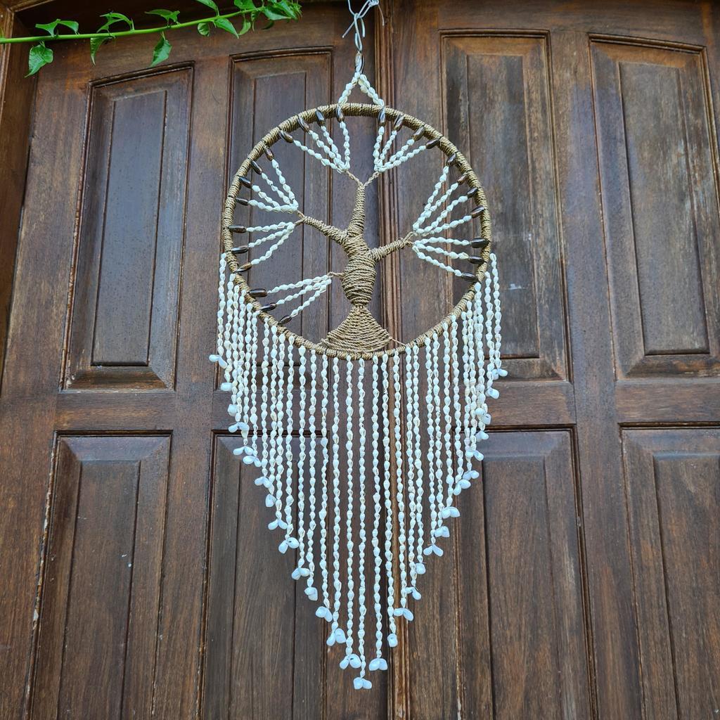 Ловец снов из ракушек "Дерево" 30см