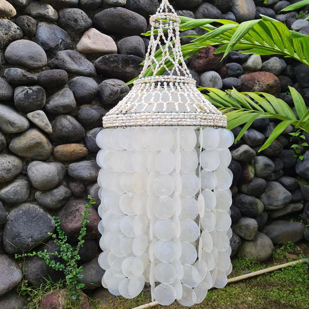 Люстра поющие ракушки Кружевной верх (30х40)