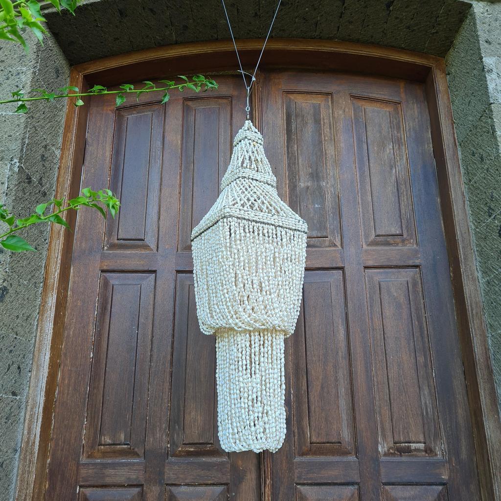 Люстра мелкие ракушки Квадрат