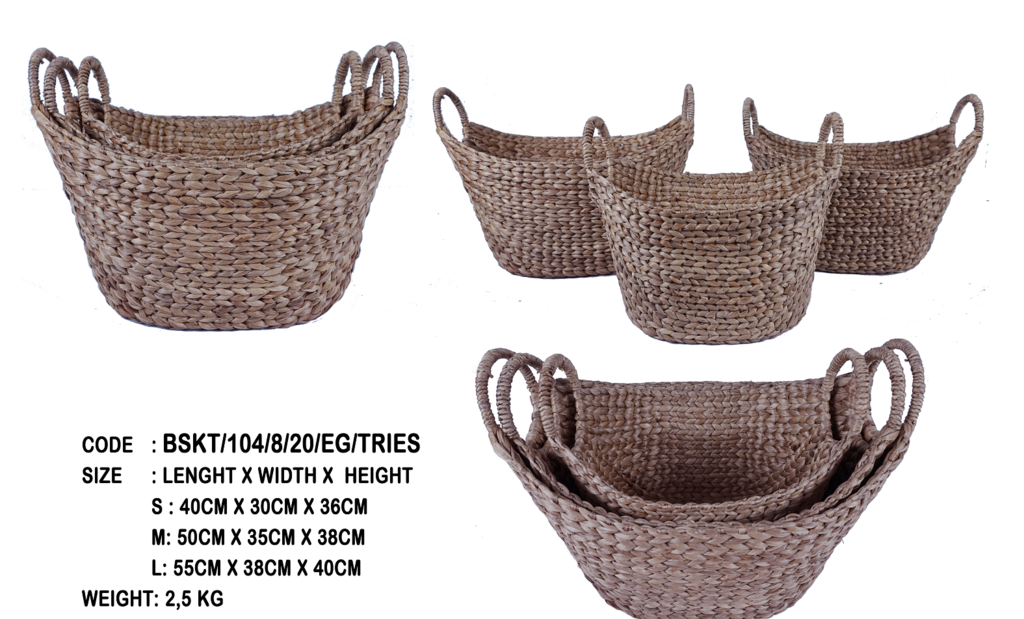 Basket Water Hyacinth 4