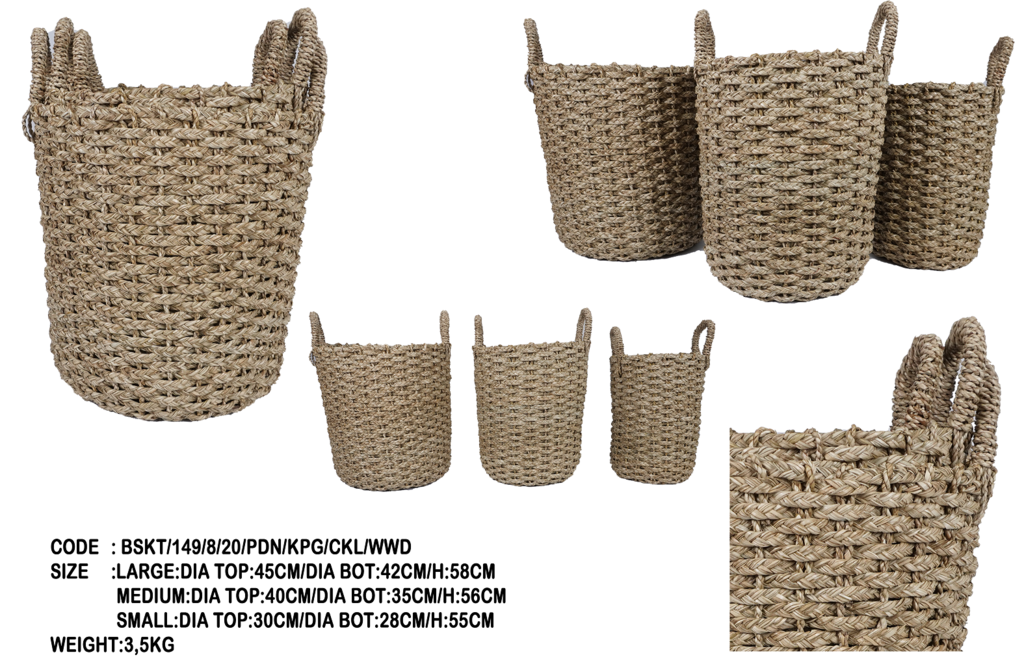 Big baskets sea grass 36