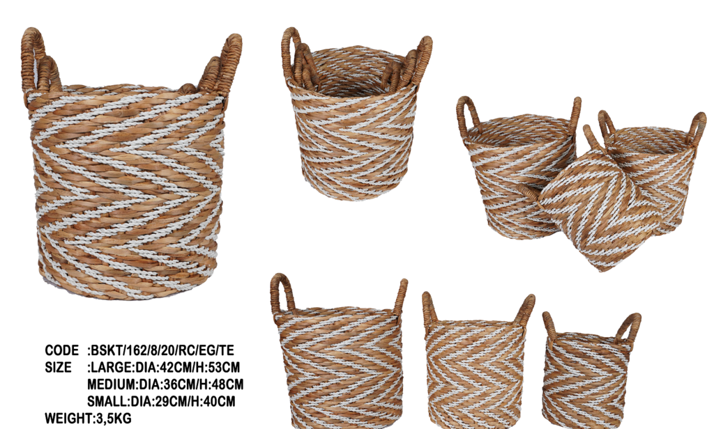 Big baskets water hyacinth + plastic recycling 37