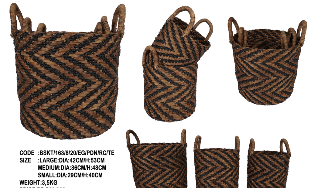 Big baskets water hyacinth + plastic recycling 38