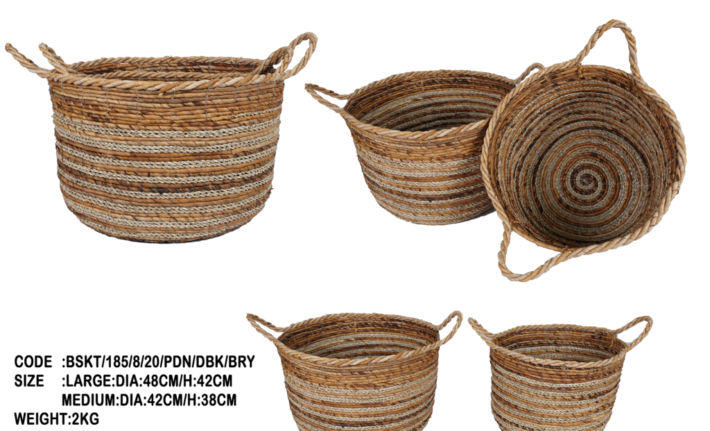 Basket banana leaf 56