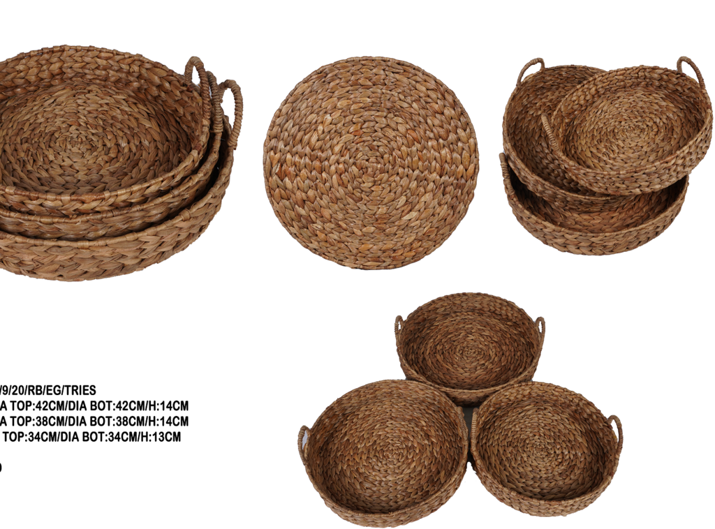 Basket Water hyacinth 70