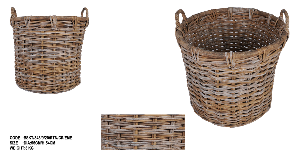 Big basket rattan 79