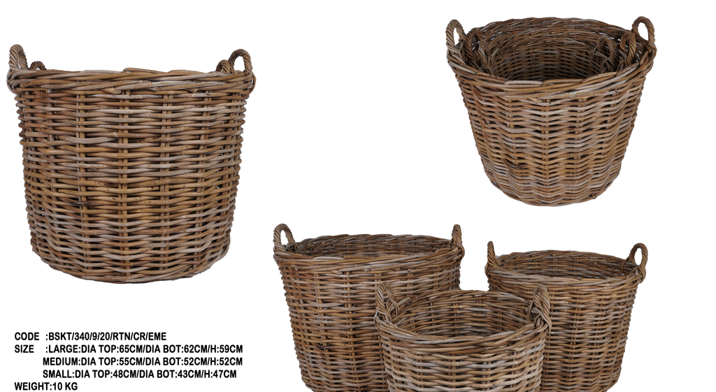 Basket rattan 80