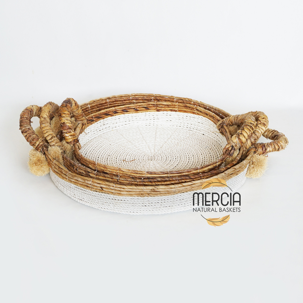 Basket banana leaf + palm leaf 109