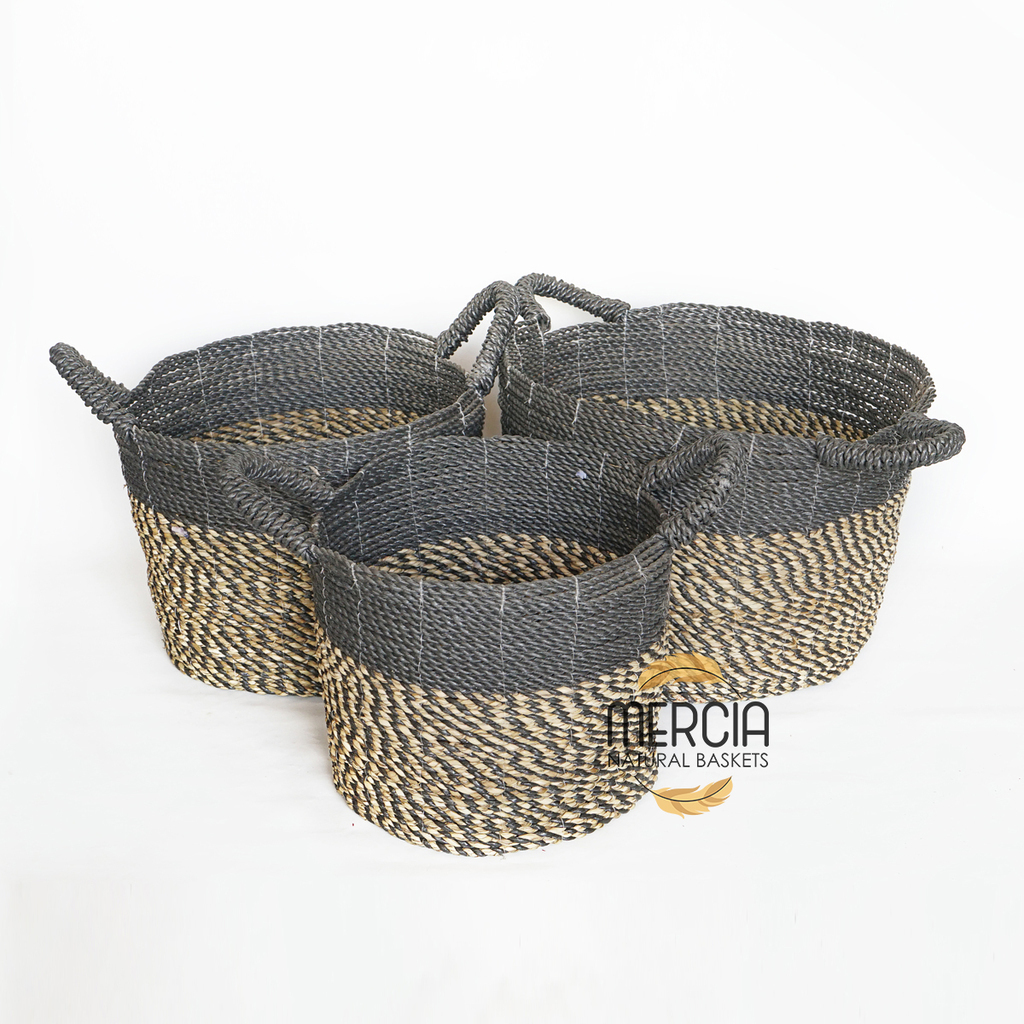Basket palm rafia  + plastic recycling 111
