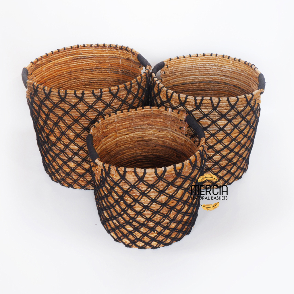 Basket banana leaf 154