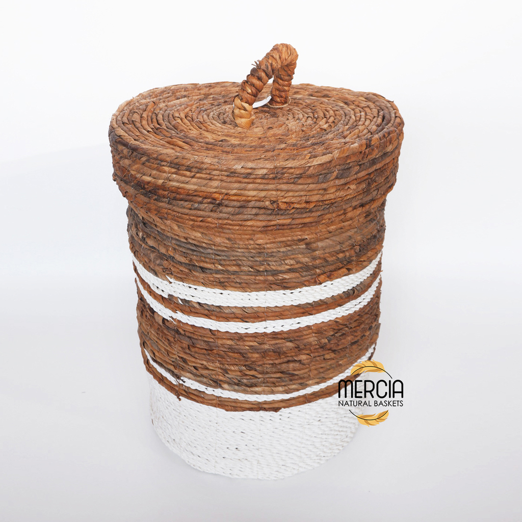 Basket banana leaf 160