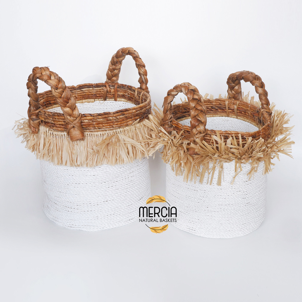 Basket banana leaf 166