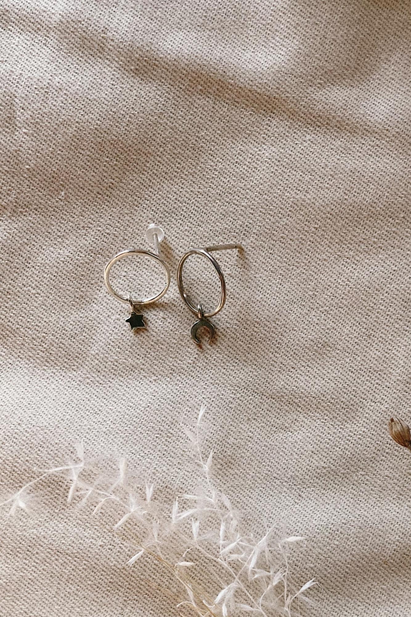 Серьги со Звёздочкой и Лунницей