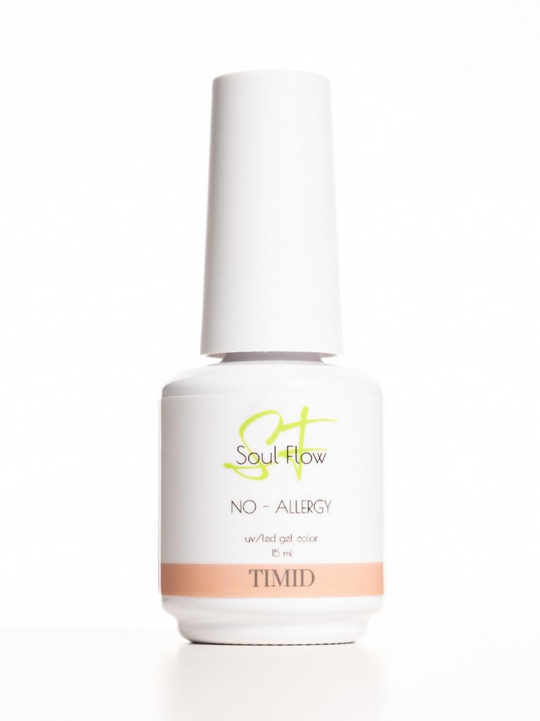Гель-лак 343 TIMID, 15 мл «NO - ALLERGY COLLECTION»