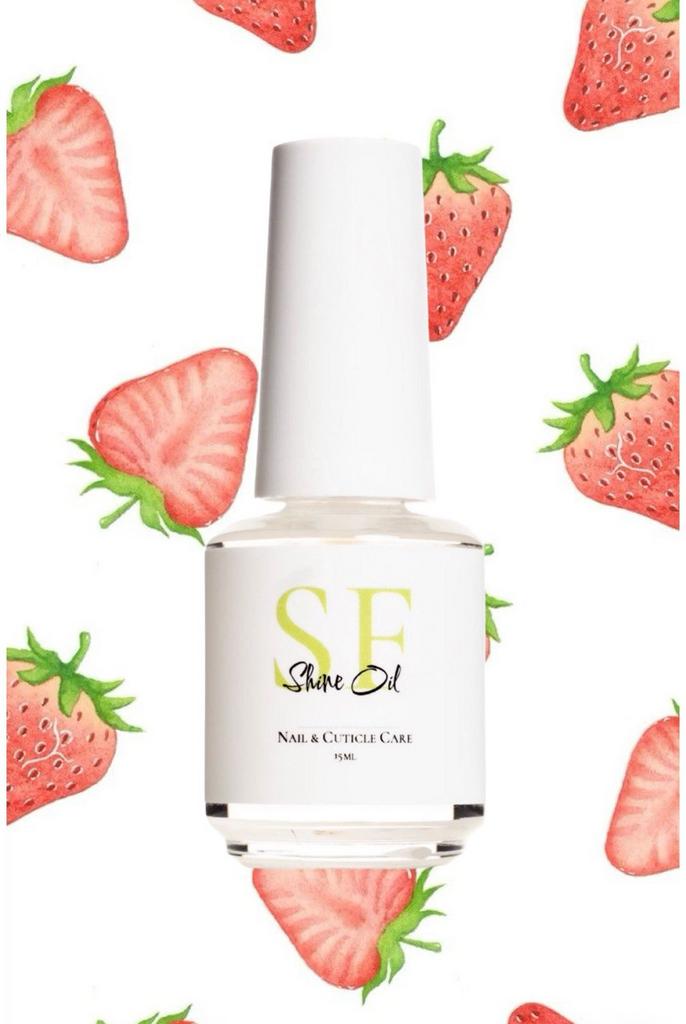 Масло для ногтей и кутикулы "Клубника", 15 мл.
