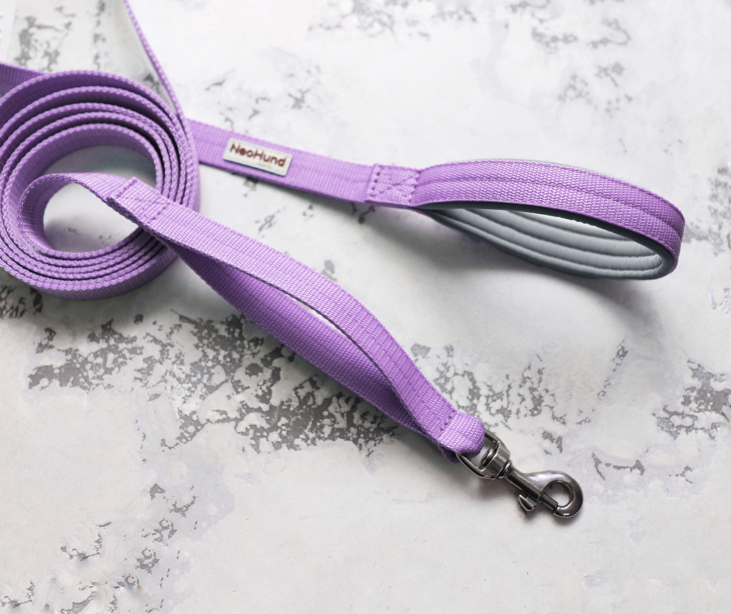 Поводок Double Control, фиалка/серый